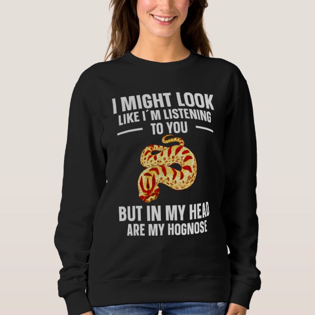 Hognose Snake Funny Western Hoggy Snake Lover Sweatshirt (Front)