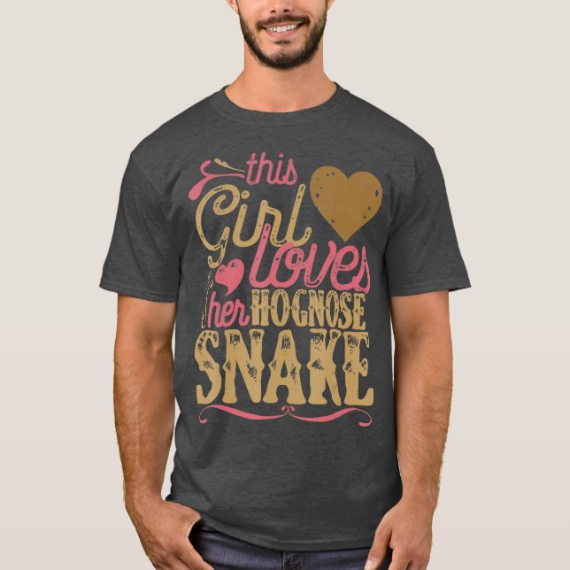 Hognose Snake  Gift   Present Fun Funny T-Shirt (Front)