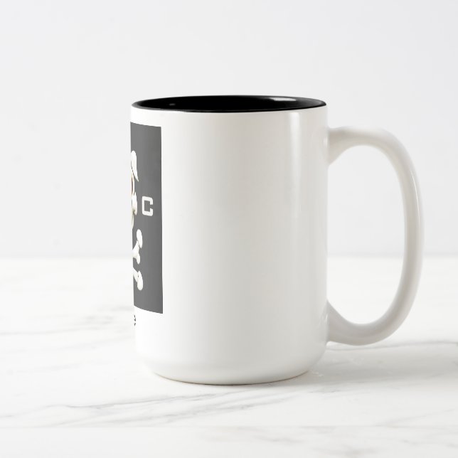 Hogs Collective !coffee Two-Tone Coffee Mug (Right)