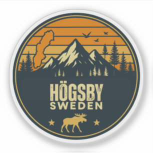 Högsby, Sweden Sverige Sticker