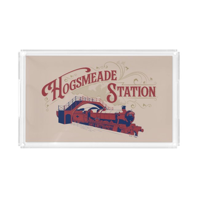 HOGSMEADE Station Vintage Graphic Acrylic Tray (Front)