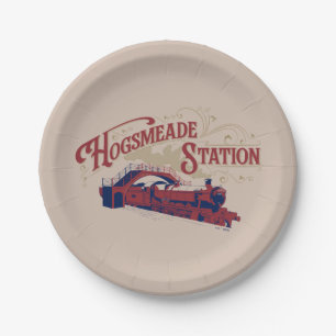 HOGSMEADE Station Vintage Graphic Paper Plates