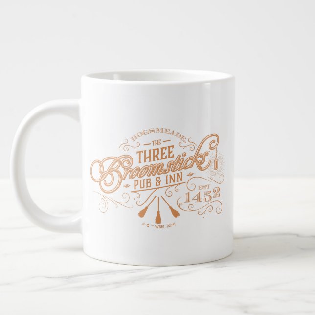 HOGSMEADE™ THE THREE BROOMSTICKS™ Pub & Inn Giant Coffee Mug (Left)