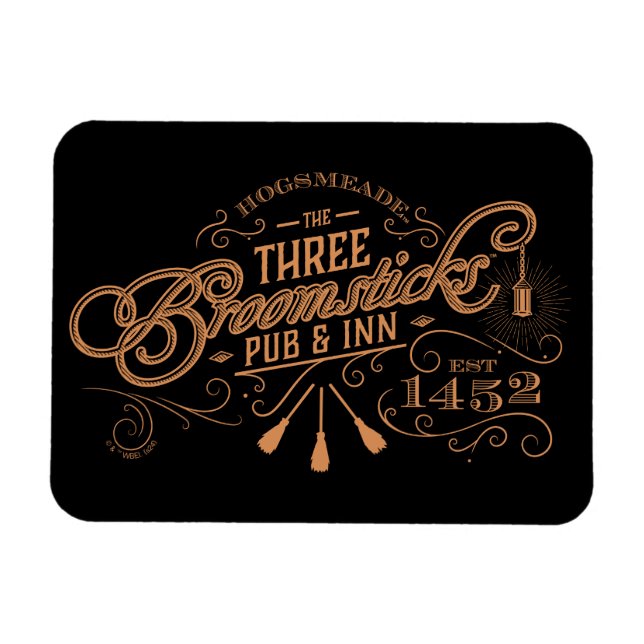 HOGSMEADE™ THE THREE BROOMSTICKS™ Pub & Inn Magnet (Horizontal)