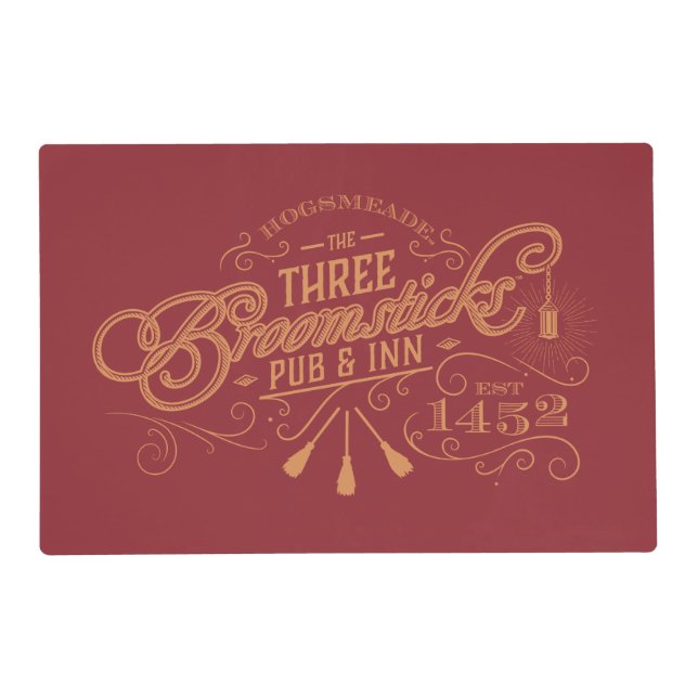 HOGSMEADE™ THE THREE BROOMSTICKS™ Pub & Inn Placemat (Front)