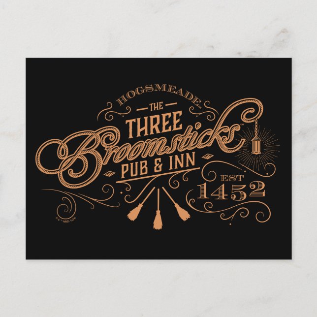 HOGSMEADE™ THE THREE BROOMSTICKS™ Pub & Inn Postcard (Front)