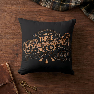 HOGSMEADE™ THE THREE BROOMSTICKS™ Pub & Inn Throw Pillow