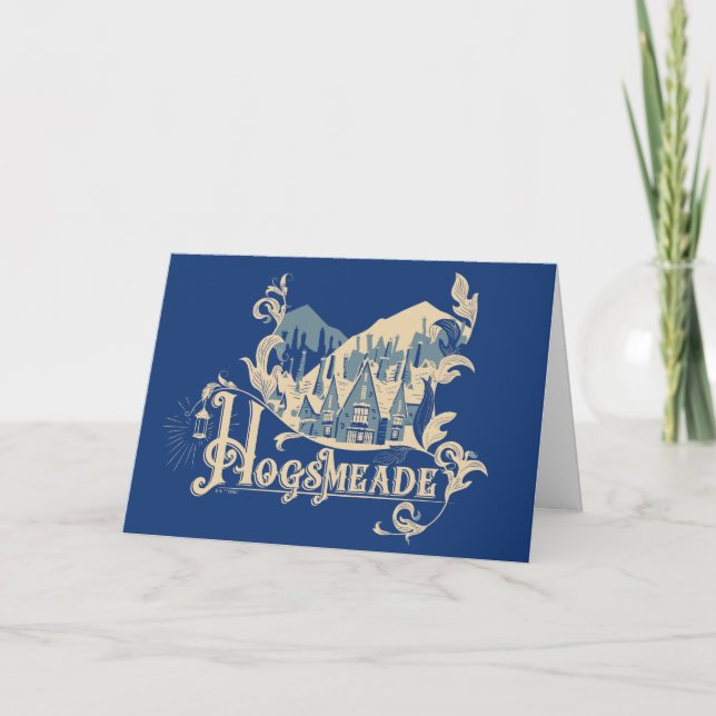 HOGSMEADE™ Vintage Village Graphic Card (Front)