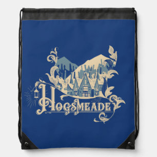 HOGSMEADE™ Vintage Village Graphic Drawstring Bag