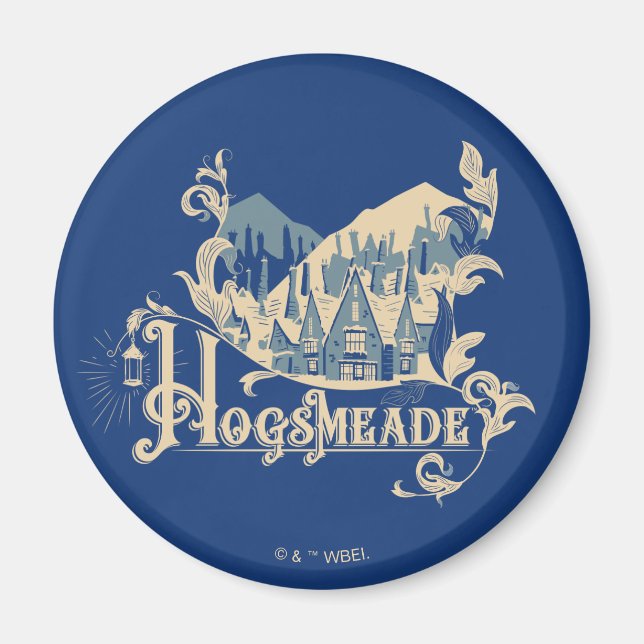 HOGSMEADE™ Vintage Village Graphic Magnet (Front)