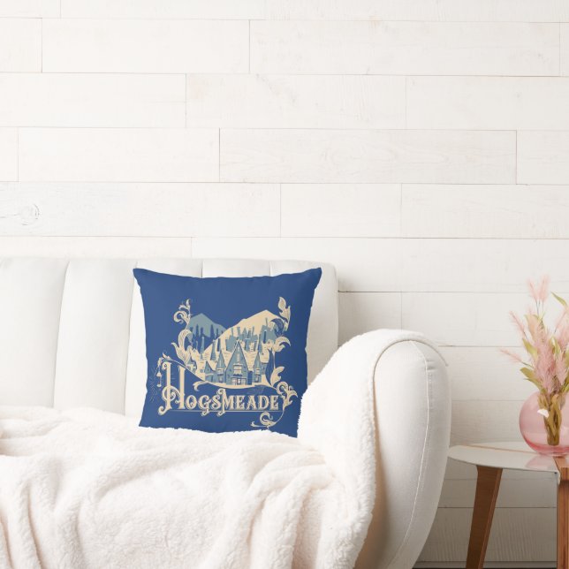 HOGSMEADE™ Vintage Village Graphic Throw Pillow (Couch)