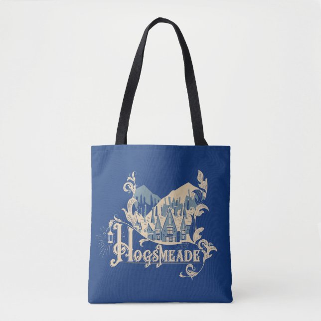 HOGSMEADE™ Vintage Village Graphic Tote Bag (Front)