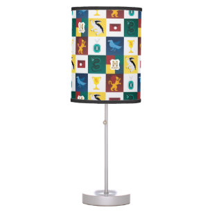 HOGWARTS™ Animal Icon Checker Pattern Table Lamp