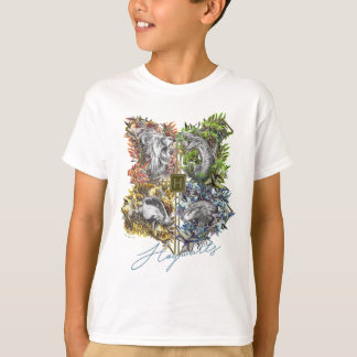 HOGWARTS™ Badge Floral Graphic T-Shirt
