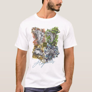 HOGWARTS™ Badge Floral Graphic T-Shirt