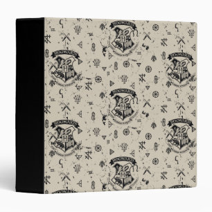 HOGWARTS™ Beige Pattern 3 Ring Binder