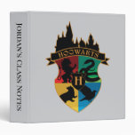 HOGWARTS™ Castle Crest House Pride Badge 3 Ring Binder