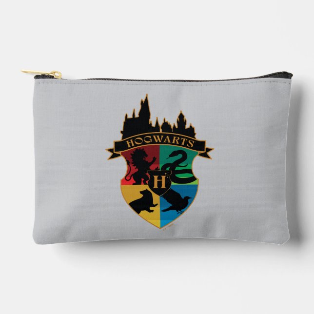 HOGWARTS™ Castle Crest House Pride Badge Accessory Pouch (Front)
