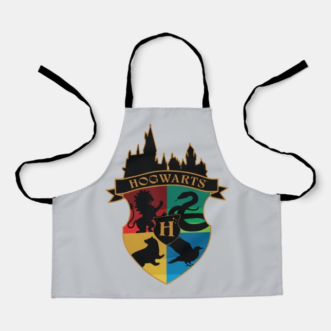 HOGWARTS™ Castle Crest House Pride Badge Apron (Front)