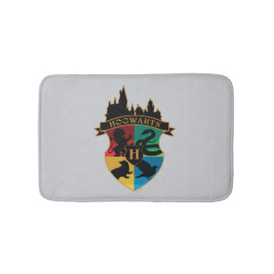 HOGWARTS™ Castle Crest House Pride Badge Bath Mat
