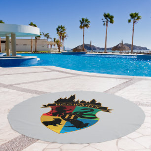 HOGWARTS™ Castle Crest House Pride Badge Beach Towel