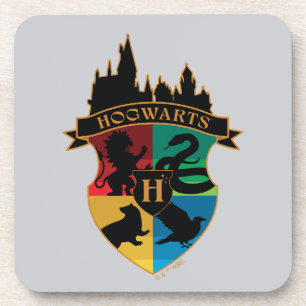HOGWARTS™ Castle Crest House Pride Badge Beverage Coaster