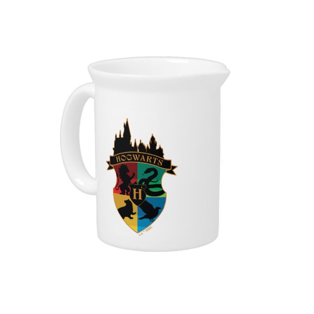 HOGWARTS™ Castle Crest House Pride Badge Beverage Pitcher (Left)