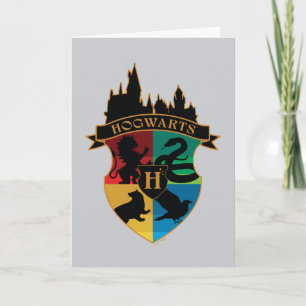 HOGWARTS™ Castle Crest House Pride Badge Card