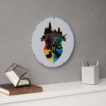 HOGWARTS™ Castle Crest House Pride Badge Large Clock
