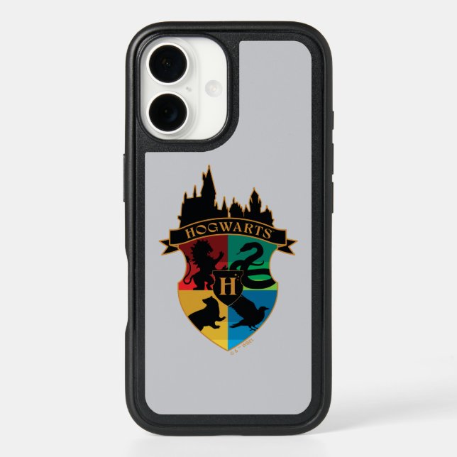 HOGWARTS™ Castle Crest House Pride Badge Otterbox iPhone Case (Back)