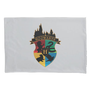 HOGWARTS™ Castle Crest House Pride Badge Pillow Case