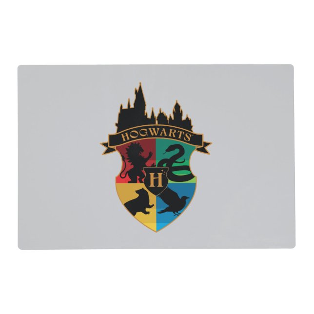 HOGWARTS™ Castle Crest House Pride Badge Placemat (Front)