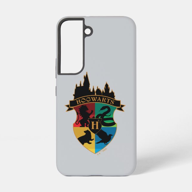 HOGWARTS™ Castle Crest House Pride Badge Samsung Galaxy Case (Back)