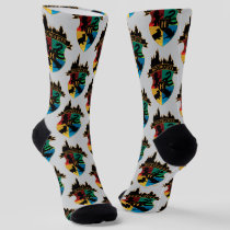 HOGWARTS™ Castle Crest House Pride Badge Socks