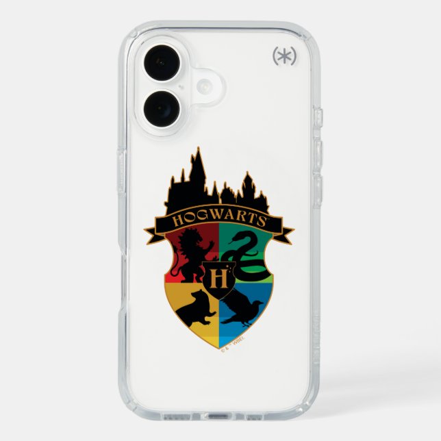 HOGWARTS™ Castle Crest House Pride Badge Speck iPhone Case (Front)