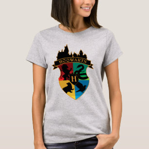 HOGWARTS™ Castle Crest House Pride Badge T-Shirt