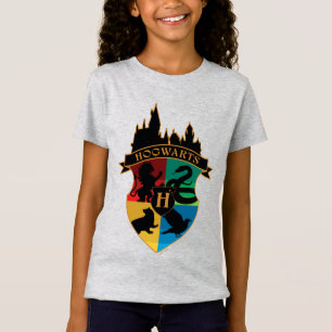 HOGWARTS™ Castle Crest House Pride Badge T-Shirt