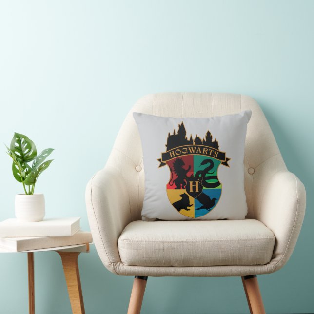 HOGWARTS™ Castle Crest House Pride Badge Throw Pillow (Chair)
