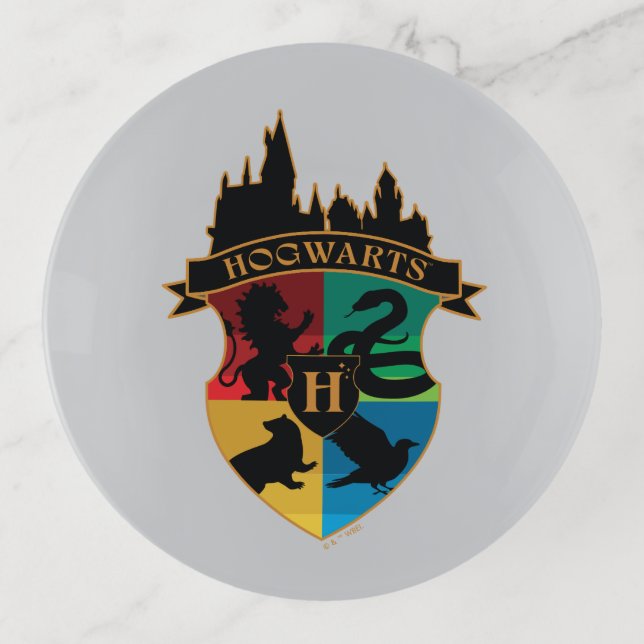 HOGWARTS™ Castle Crest House Pride Badge Trinket Tray (Front)