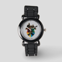 HOGWARTS™ Castle Crest House Pride Badge Watch