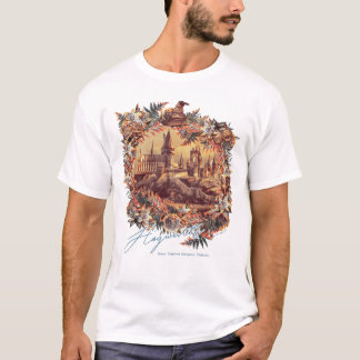 HOGWARTS™ CASTLE Floral Graphic T-Shirt