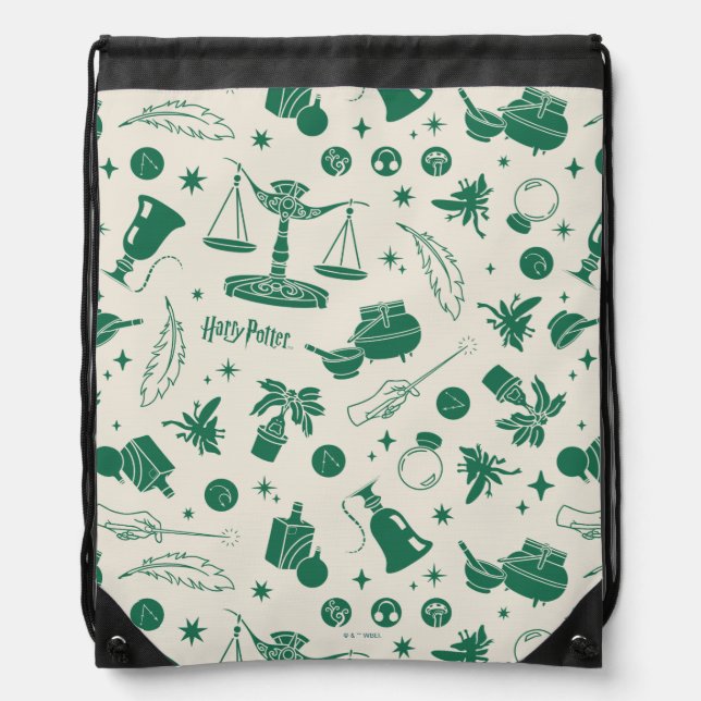 HOGWARTS™ Class Club Pattern Drawstring Bag (Front)