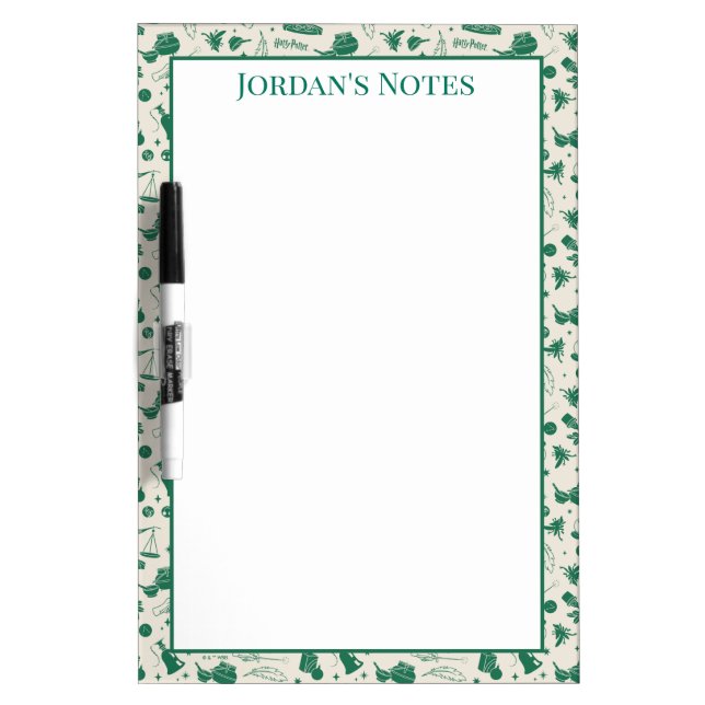 HOGWARTS™ Class Club Pattern Dry Erase Board (Front)