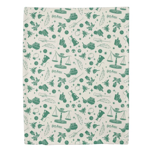 HOGWARTS™ Class Club Pattern Duvet Cover (Front)