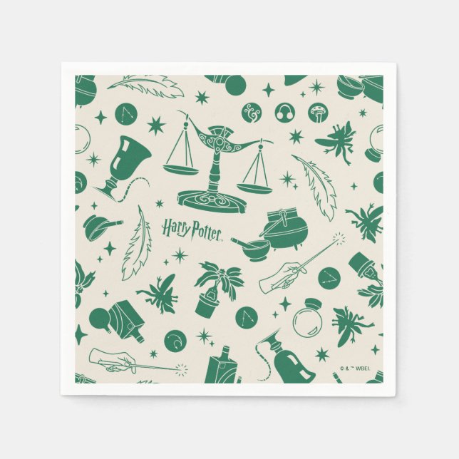 HOGWARTS™ Class Club Pattern Napkins (Front)