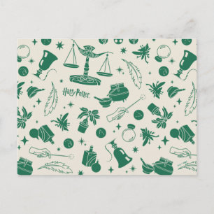 HOGWARTS™ Class Club Pattern Postcard