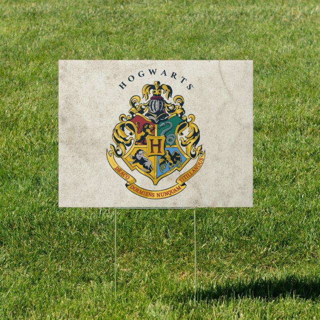 Hogwarts Crest Full Color Sign (Insitu)