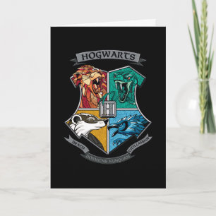 HOGWARTS™ Crosshatched Emblem Card