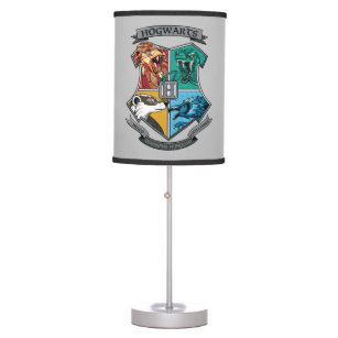 HOGWARTS™ Crosshatched Emblem Table Lamp