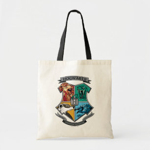 HOGWARTS™ Crosshatched Emblem Tote Bag
